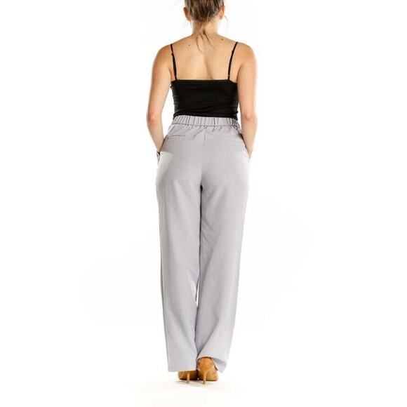 Sincerely Jules Career Pants Women’s Sz L Gray Lavender High Waisted Trousers - Picture 4 of 8